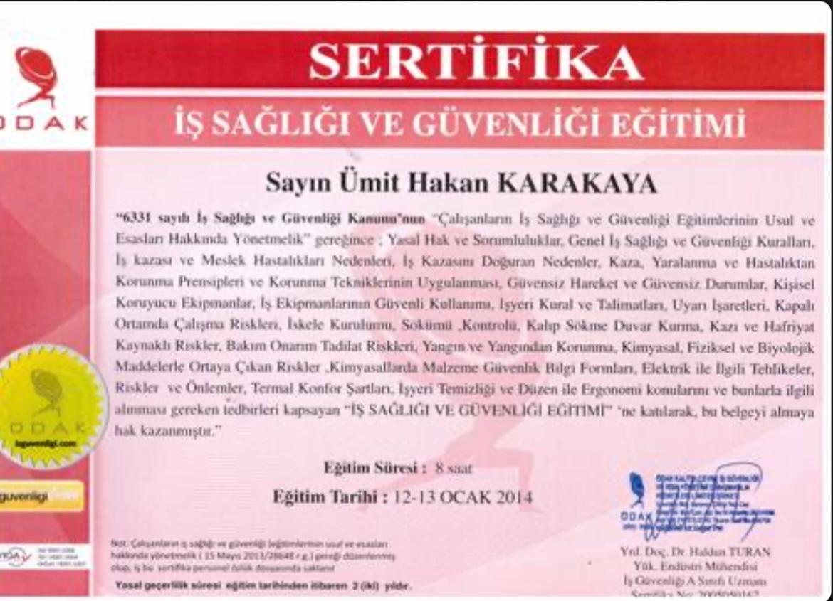 Ankra Dedektif SERTİFİKALARIMIZ